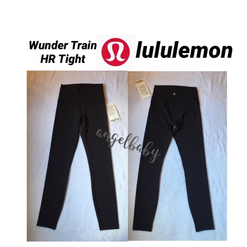 Lululemon Wunder Train HR Tight 25” in Solid Black! - Picture 4 of 17